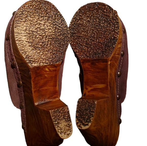 Sbicca Suede Fur Wedges - Picture 4 of 4